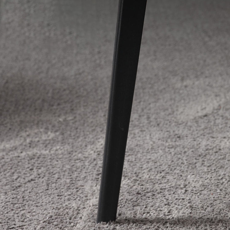 Contemporary Style Dining Chair Armless Kitchen Side Chair with Metal Legs Clearhalo ' kitchen&dining_furn' 'Dining Chairs' 'Dining Tables & Seating' 'dining_chair' 'furn' 'furn_dining_chair' 'Furniture' 'furniture_dining_chair' 'Kitchen & Dining Furniture' 'kitchen' 4271799