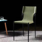 Designer Style Leather Coffee Shop Side Chair Solid Back Dining Chair Clearhalo ' kitchen&dining_furn' 'Dining Chairs' 'Dining Tables & Seating' 'dining_chair' 'furn' 'furn_dining_chair' 'Furniture' 'furniture_dining_chair' 'Kitchen & Dining Furniture' 'kitchen' 4271838
