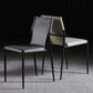 Designer Style Leather Coffee Shop Side Chair Solid Back Dining Chair Clearhalo ' kitchen&dining_furn' 'Dining Chairs' 'Dining Tables & Seating' 'dining_chair' 'furn' 'furn_dining_chair' 'Furniture' 'furniture_dining_chair' 'Kitchen & Dining Furniture' 'kitchen' 4271853
