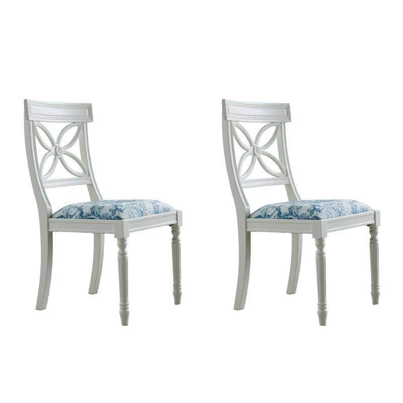 Traditional Upholstered Home Side Chair White Queen Anne Dining Chairs Blue 2 Piece Set Clearhalo ' kitchen&dining_furn' 'Dining Chairs' 'Dining Tables & Seating' 'dining_chair' 'furn' 'furn_dining_chair' 'Furniture' 'furniture_dining_chair' 'Kitchen & Dining Furniture' 'kitchen' 4271858