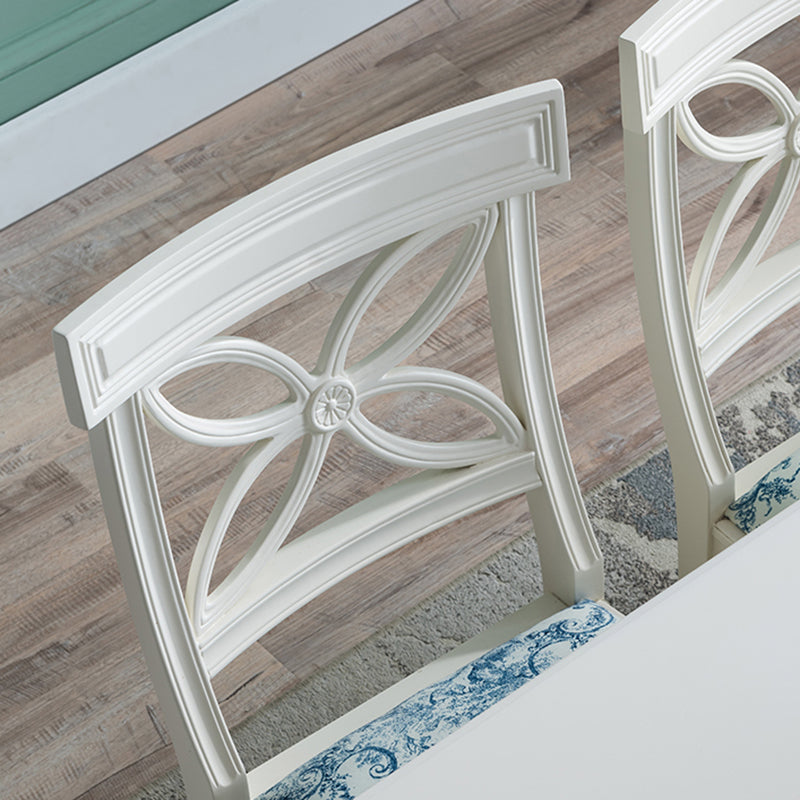 Traditional Upholstered Home Side Chair White Queen Anne Dining Chairs Clearhalo ' kitchen&dining_furn' 'Dining Chairs' 'Dining Tables & Seating' 'dining_chair' 'furn' 'furn_dining_chair' 'Furniture' 'furniture_dining_chair' 'Kitchen & Dining Furniture' 'kitchen' 4271863