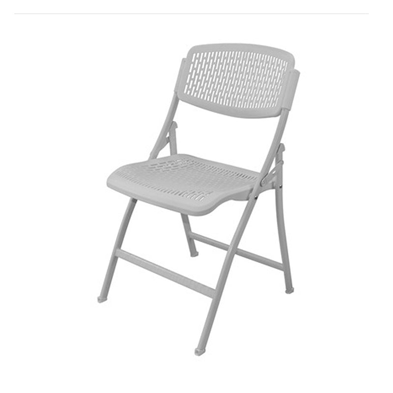 Contemporary Style Dining Chairs Armless Side Open Back Chair with Metal Legs for Kitchen Grey 1 Piece Clearhalo ' kitchen&dining_furn' 'Dining Chairs' 'Dining Tables & Seating' 'dining_chair' 'furn' 'furn_dining_chair' 'Furniture' 'furniture_dining_chair' 'Kitchen & Dining Furniture' 'kitchen' 4271885