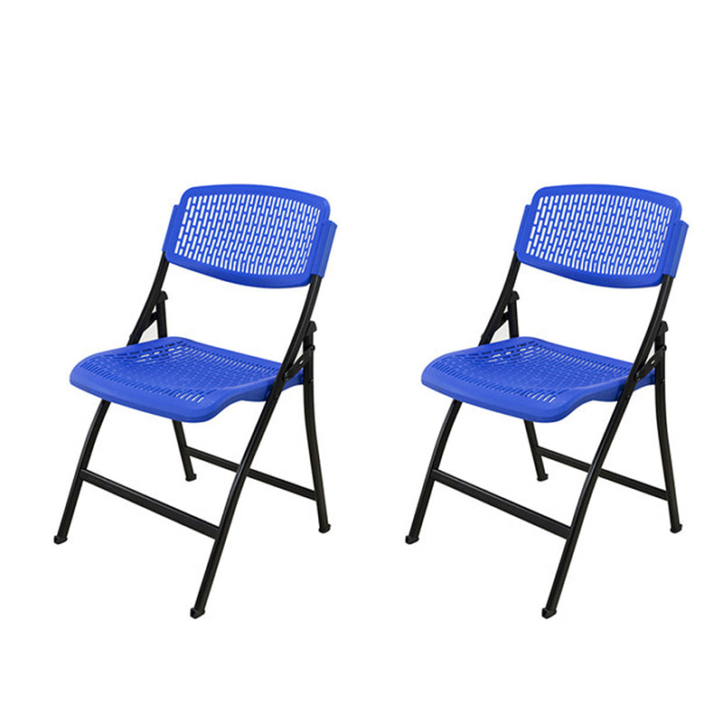 Contemporary Style Dining Chairs Armless Side Open Back Chair with Metal Legs for Kitchen Blue 2 Piece Set Clearhalo ' kitchen&dining_furn' 'Dining Chairs' 'Dining Tables & Seating' 'dining_chair' 'furn' 'furn_dining_chair' 'Furniture' 'furniture_dining_chair' 'Kitchen & Dining Furniture' 'kitchen' 4271898