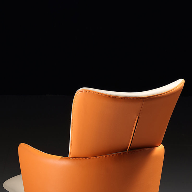 Modern Style Dining Chairs Arm Side Chairs with Metal Legs for Kitchen Clearhalo ' kitchen&dining_furn' 'Dining Chairs' 'Dining Tables & Seating' 'dining_chair' 'furn' 'furn_dining_chair' 'Furniture' 'furniture_dining_chair' 'Kitchen & Dining Furniture' 'kitchen' 4271915