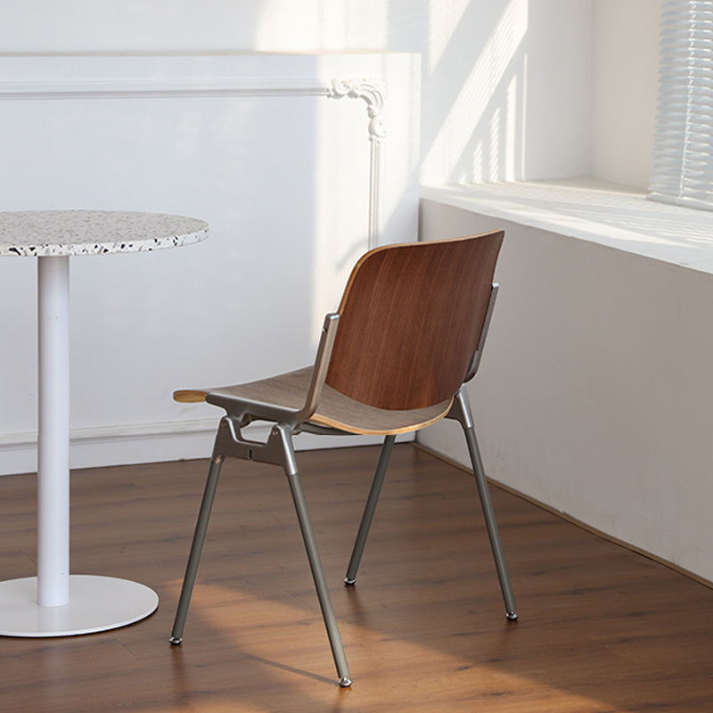 Modern Style Dining Chair Armless Side Open Back Chairs with Metal Legs for Kitchen Clearhalo ' kitchen&dining_furn' 'Dining Chairs' 'Dining Tables & Seating' 'dining_chair' 'furn' 'furn_dining_chair' 'Furniture' 'furniture_dining_chair' 'Kitchen & Dining Furniture' 'kitchen' 4271938