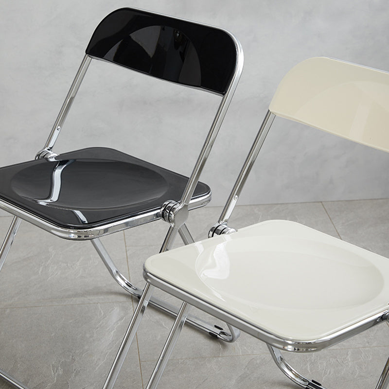 Contemporary Style Dining Chairs Armless Side Open Back Chairs with Metal Legs for Kitchen Clearhalo ' kitchen&dining_furn' 'Dining Chairs' 'Dining Tables & Seating' 'dining_chair' 'furn' 'furn_dining_chair' 'Furniture' 'furniture_dining_chair' 'Kitchen & Dining Furniture' 'kitchen' 4271980