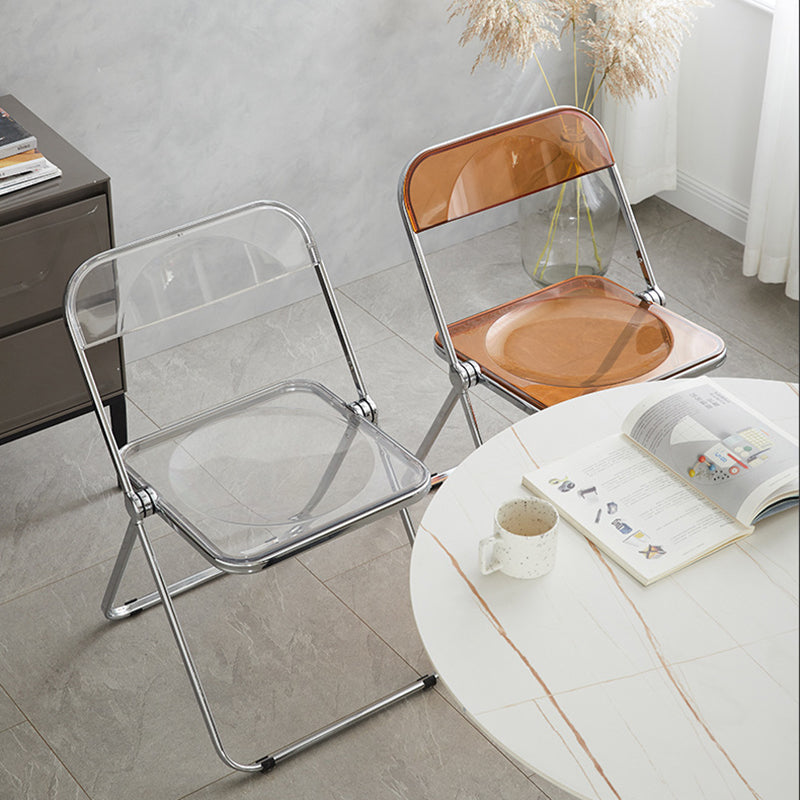 Contemporary Style Dining Chairs Armless Side Open Back Chairs with Metal Legs for Kitchen Clearhalo ' kitchen&dining_furn' 'Dining Chairs' 'Dining Tables & Seating' 'dining_chair' 'furn' 'furn_dining_chair' 'Furniture' 'furniture_dining_chair' 'Kitchen & Dining Furniture' 'kitchen' 4271994