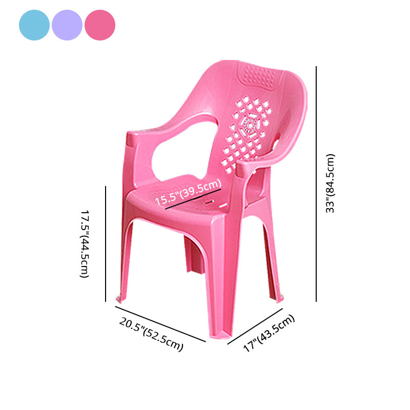 Modern Plastic Dining Arm Chairs Indoor Stackable Home Dining Armchair Clearhalo ' kitchen&dining_furn' 'Dining Chairs' 'Dining Tables & Seating' 'dining_chair' 'furn' 'furn_dining_chair' 'Furniture' 'furniture_dining_chair' 'Kitchen & Dining Furniture' 'kitchen' 4272018