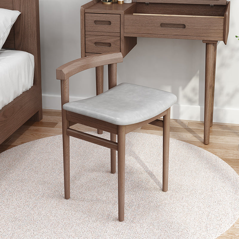 Traditional Wood Dining Armless Chair Faux Leather Dining Chairs for Home Use Clearhalo ' kitchen&dining_furn' 'Dining Chairs' 'Dining Tables & Seating' 'dining_chair' 'Furniture' 'furniture_dining_chair' 'Kitchen & Dining Furniture' 'kitchen' 4272024