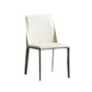 Modern Metal Dining Armless Chair Leather Dining Side Chair for Restaurant Use Off-White 1 Piece Clearhalo ' kitchen&dining_furn' 'Dining Chairs' 'Dining Tables & Seating' 'dining_chair' 'furn' 'furn_dining_chair' 'Furniture' 'furniture_dining_chair' 'Kitchen & Dining Furniture' 'kitchen' 4272037