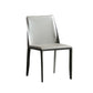 Modern Metal Dining Armless Chair Leather Dining Side Chair for Restaurant Use Grey 1 Piece Clearhalo ' kitchen&dining_furn' 'Dining Chairs' 'Dining Tables & Seating' 'dining_chair' 'furn' 'furn_dining_chair' 'Furniture' 'furniture_dining_chair' 'Kitchen & Dining Furniture' 'kitchen' 4272039