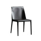 Modern Metal Dining Armless Chair Leather Dining Side Chair for Restaurant Use Black 1 Piece Clearhalo ' kitchen&dining_furn' 'Dining Chairs' 'Dining Tables & Seating' 'dining_chair' 'furn' 'furn_dining_chair' 'Furniture' 'furniture_dining_chair' 'Kitchen & Dining Furniture' 'kitchen' 4272041