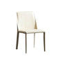 Modern Metal Dining Armless Chair Leather Dining Side Chair for Restaurant Use Champagne 1 Piece Clearhalo ' kitchen&dining_furn' 'Dining Chairs' 'Dining Tables & Seating' 'dining_chair' 'furn' 'furn_dining_chair' 'Furniture' 'furniture_dining_chair' 'Kitchen & Dining Furniture' 'kitchen' 4272050