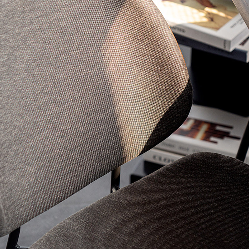 Minimalist Style Linen Fabric Dining Chair Open Back Dining Side Chair for Kitchen Clearhalo ' kitchen&dining_furn' 'Dining Chairs' 'Dining Tables & Seating' 'dining_chair' 'furn' 'furn_dining_chair' 'Furniture' 'furniture_dining_chair' 'Kitchen & Dining Furniture' 'kitchen' 4272100