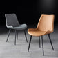 Minimalist Style Leather Dining Chairs Solid Back Arm Chair for Home Use Clearhalo ' kitchen&dining_furn' 'Dining Chairs' 'Dining Tables & Seating' 'dining_chair' 'furn' 'furn_dining_chair' 'Furniture' 'furniture_dining_chair' 'Kitchen & Dining Furniture' 'kitchen' 4272116