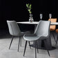 Minimalist Style Leather Dining Chairs Solid Back Arm Chair for Home Use Clearhalo ' kitchen&dining_furn' 'Dining Chairs' 'Dining Tables & Seating' 'dining_chair' 'furn' 'furn_dining_chair' 'Furniture' 'furniture_dining_chair' 'Kitchen & Dining Furniture' 'kitchen' 4272118