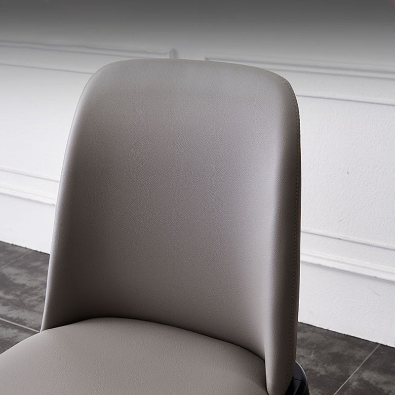 Modern Style Wood Side Dining Chairs Solid Leather Back Chair for Kitchen Clearhalo ' kitchen&dining_furn' 'Dining Chairs' 'Dining Tables & Seating' 'dining_chair' 'Furniture' 'furniture_dining_chair' 'Kitchen & Dining Furniture' 'kitchen' 4272134