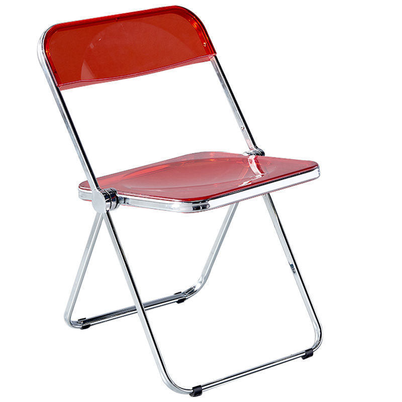 Industrial Style Plastic Dining Armless Chair Open Back Dining Side Chair Clearhalo ' kitchen&dining_furn' 'Dining Chairs' 'Dining Tables & Seating' 'dining_chair' 'furn' 'furn_dining_chair' 'Furniture' 'furniture_dining_chair' 'Kitchen & Dining Furniture' 'kitchen' 4272163