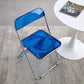 Industrial Style Plastic Dining Armless Chair Open Back Dining Side Chair Sky Blue 1 Piece Clearhalo ' kitchen&dining_furn' 'Dining Chairs' 'Dining Tables & Seating' 'dining_chair' 'furn' 'furn_dining_chair' 'Furniture' 'furniture_dining_chair' 'Kitchen & Dining Furniture' 'kitchen' 4272172