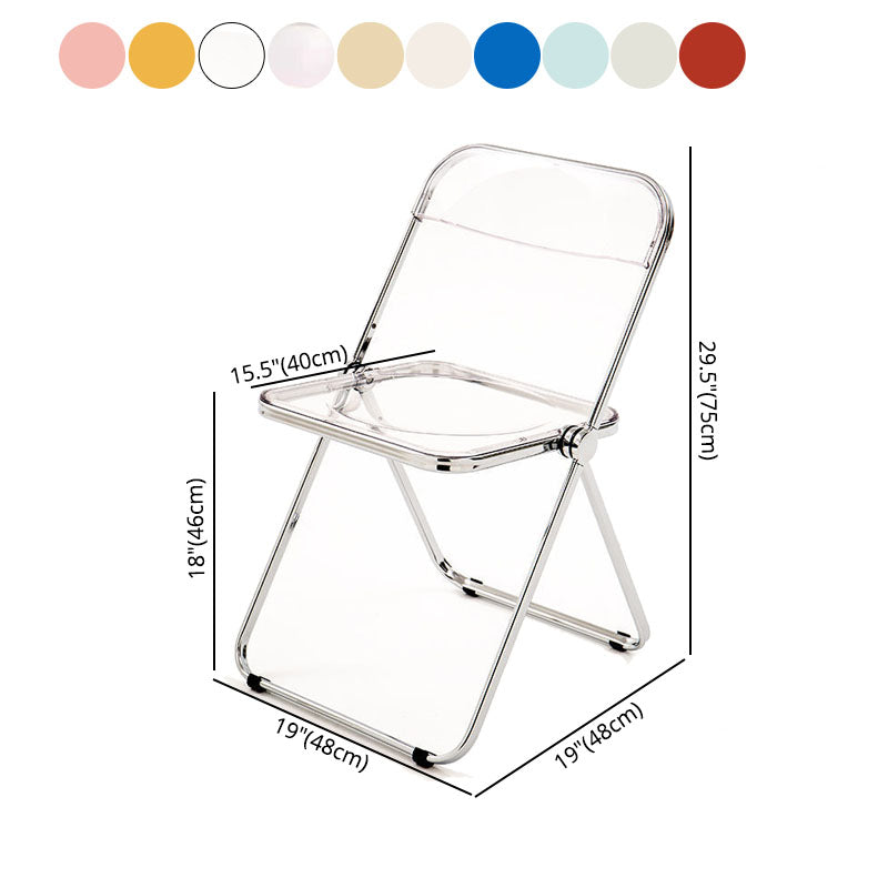 Industrial Style Plastic Dining Armless Chair Open Back Dining Side Chair Clearhalo ' kitchen&dining_furn' 'Dining Chairs' 'Dining Tables & Seating' 'dining_chair' 'furn' 'furn_dining_chair' 'Furniture' 'furniture_dining_chair' 'Kitchen & Dining Furniture' 'kitchen' 4272178