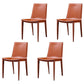 Contemporary Style Dining Chairs Armless Metal Side Chairs for Kitchen Light Brown 4 Piece Set Clearhalo ' kitchen&dining_furn' 'Dining Chairs' 'Dining Tables & Seating' 'dining_chair' 'furn' 'furn_dining_chair' 'Furniture' 'furniture_dining_chair' 'Kitchen & Dining Furniture' 'kitchen' 4272215