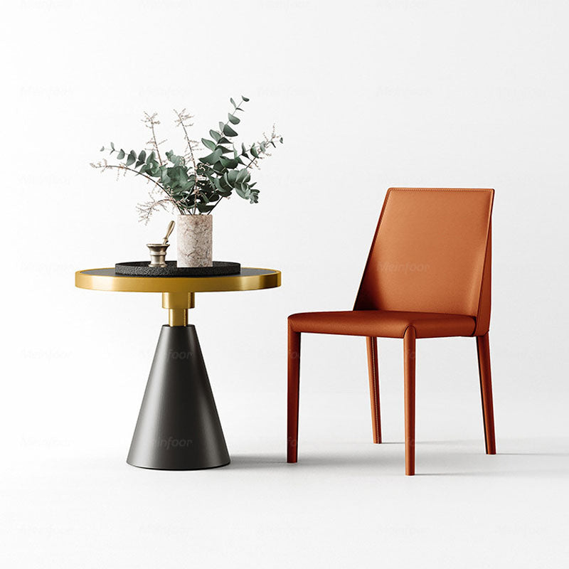 Metal Leather Industrial Dining Side Chairs Dining Room Solid Back Chair (Set of 2) Clearhalo ' kitchen&dining_furn' 'Dining Chairs' 'Dining Tables & Seating' 'dining_chair' 'furn' 'furn_dining_chair' 'Furniture' 'furniture_dining_chair' 'Kitchen & Dining Furniture' 'kitchen' 4272231