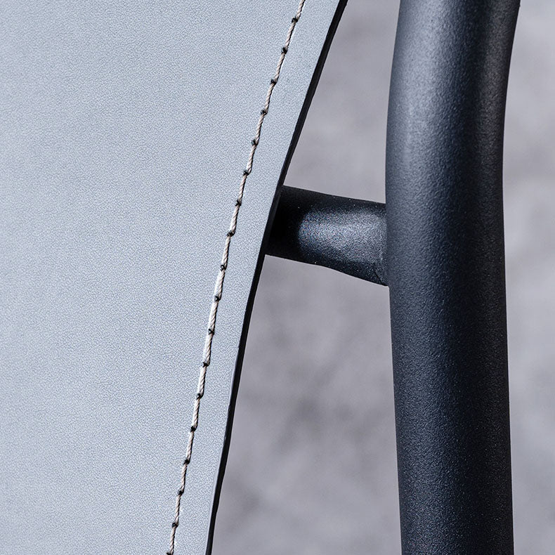 Home Armless Dining Chairs Leather Side Chairs with Metal Legs (Set of 2) Clearhalo ' kitchen&dining_furn' 'Dining Chairs' 'Dining Tables & Seating' 'dining_chair' 'furn' 'furn_dining_chair' 'Furniture' 'furniture_dining_chair' 'Kitchen & Dining Furniture' 'kitchen' 4272251