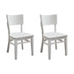 Open Back Armless Dining Chairs Indoor Side Chairs with Wood Legs (Set of 2) White Clearhalo ' kitchen&dining_furn' 'Dining Chairs' 'Dining Tables & Seating' 'dining_chair' 'furn' 'furn_dining_chair' 'Furniture' 'furniture_dining_chair' 'Kitchen & Dining Furniture' 'kitchen' 4272259
