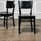 Open Back Armless Dining Chairs Indoor Side Chairs with Wood Legs (Set of 2) Clearhalo ' kitchen&dining_furn' 'Dining Chairs' 'Dining Tables & Seating' 'dining_chair' 'furn' 'furn_dining_chair' 'Furniture' 'furniture_dining_chair' 'Kitchen & Dining Furniture' 'kitchen' 4272260