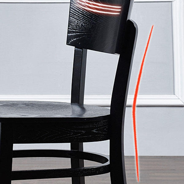 Open Back Armless Dining Chairs Indoor Side Chairs with Wood Legs (Set of 2) Clearhalo ' kitchen&dining_furn' 'Dining Chairs' 'Dining Tables & Seating' 'dining_chair' 'furn' 'furn_dining_chair' 'Furniture' 'furniture_dining_chair' 'Kitchen & Dining Furniture' 'kitchen' 4272265