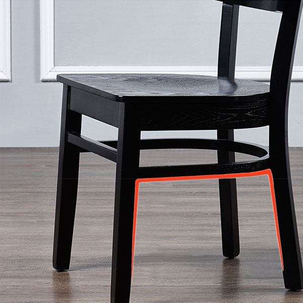 Open Back Armless Dining Chairs Indoor Side Chairs with Wood Legs (Set of 2) Clearhalo ' kitchen&dining_furn' 'Dining Chairs' 'Dining Tables & Seating' 'dining_chair' 'furn' 'furn_dining_chair' 'Furniture' 'furniture_dining_chair' 'Kitchen & Dining Furniture' 'kitchen' 4272266