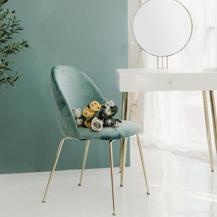 Nordic Style Metal Dining Chairs Dining Side Armless Chair for Kitchen Clearhalo ' kitchen&dining_furn' 'Dining Chairs' 'Dining Tables & Seating' 'dining_chair' 'furn' 'furn_dining_chair' 'Furniture' 'furniture_dining_chair' 'Kitchen & Dining Furniture' 'kitchen' 4272322