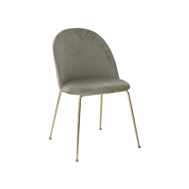 Nordic Style Metal Dining Chairs Dining Side Armless Chair for Kitchen Light Gray 1 Piece Clearhalo ' kitchen&dining_furn' 'Dining Chairs' 'Dining Tables & Seating' 'dining_chair' 'furn' 'furn_dining_chair' 'Furniture' 'furniture_dining_chair' 'Kitchen & Dining Furniture' 'kitchen' 4272323