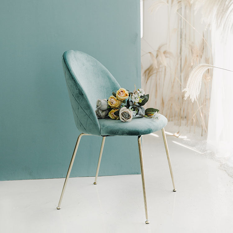 Nordic Style Metal Dining Chairs Dining Side Armless Chair for Kitchen Clearhalo ' kitchen&dining_furn' 'Dining Chairs' 'Dining Tables & Seating' 'dining_chair' 'furn' 'furn_dining_chair' 'Furniture' 'furniture_dining_chair' 'Kitchen & Dining Furniture' 'kitchen' 4272336