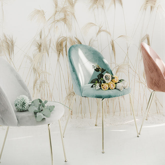 Nordic Style Metal Dining Chairs Dining Side Armless Chair for Kitchen Clearhalo ' kitchen&dining_furn' 'Dining Chairs' 'Dining Tables & Seating' 'dining_chair' 'furn' 'furn_dining_chair' 'Furniture' 'furniture_dining_chair' 'Kitchen & Dining Furniture' 'kitchen' 4272340