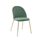 Nordic Style Metal Dining Chairs Dining Side Armless Chair for Kitchen Turquoise 1 Piece Clearhalo ' kitchen&dining_furn' 'Dining Chairs' 'Dining Tables & Seating' 'dining_chair' 'furn' 'furn_dining_chair' 'Furniture' 'furniture_dining_chair' 'Kitchen & Dining Furniture' 'kitchen' 4272345