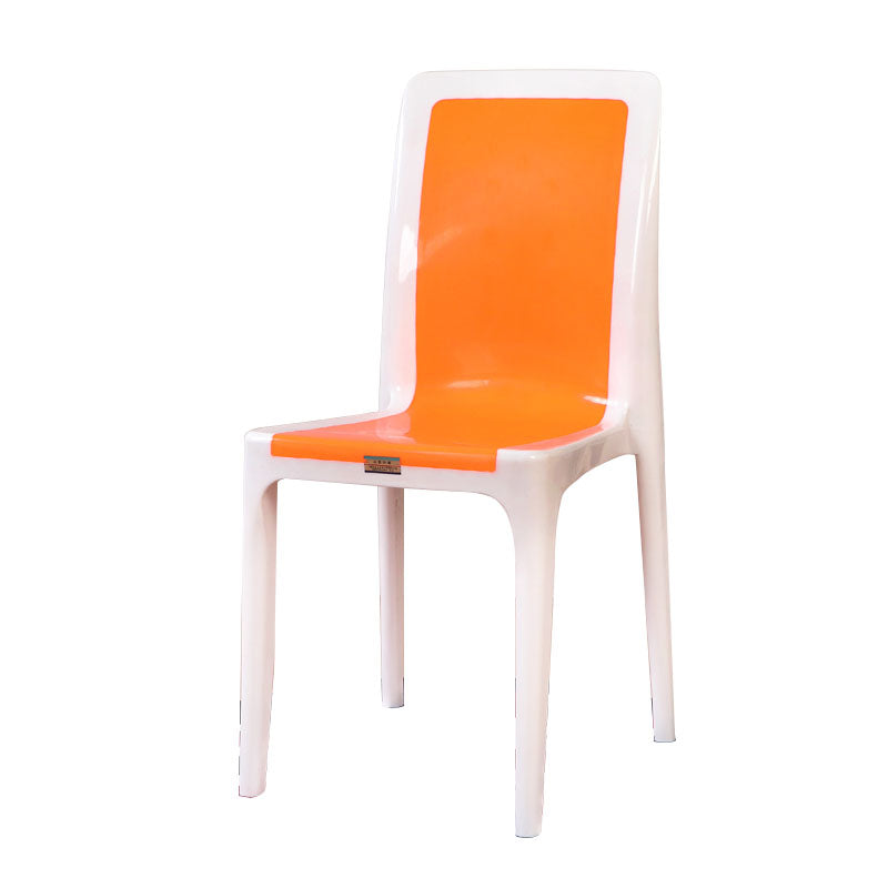 Contemporary Style Plastic Dining Chair Dining Armless Side Chair for Kitchen (Set of 4) Clearhalo ' kitchen&dining_furn' 'Dining Chairs' 'Dining Tables & Seating' 'dining_chair' 'furn' 'furn_dining_chair' 'Furniture' 'furniture_dining_chair' 'Kitchen & Dining Furniture' 'kitchen' 4272499