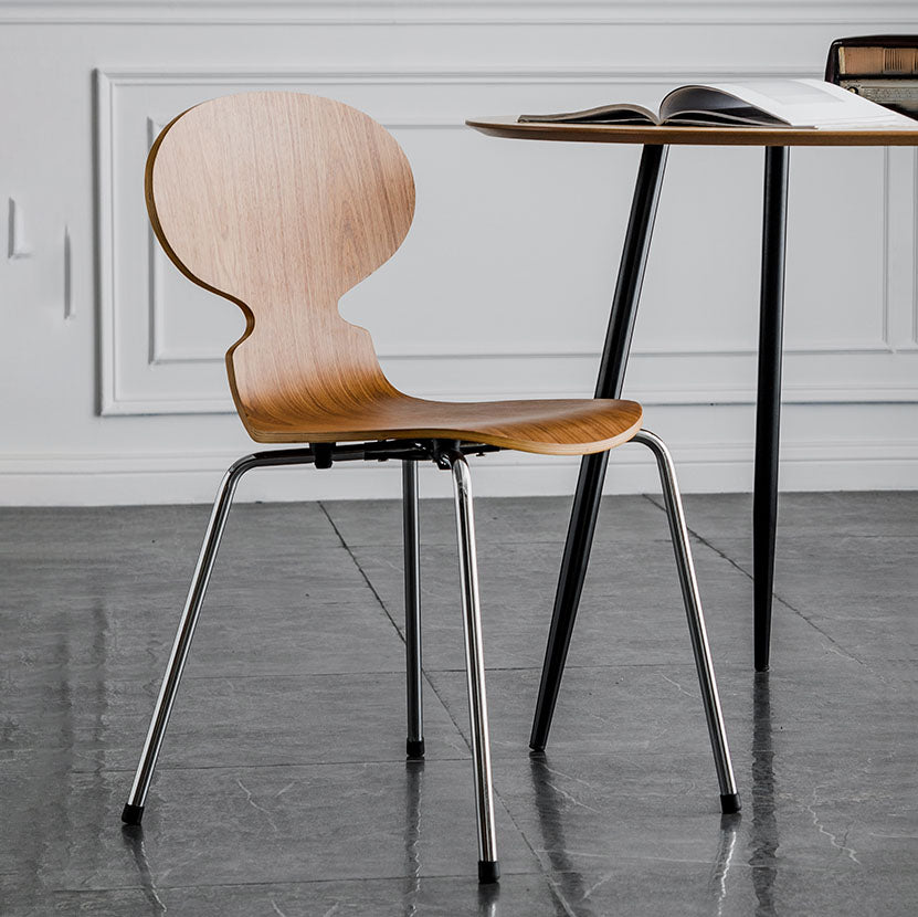 Contemporary Style Dining Chair Armless Side Chair with Metal Legs for Kitchen Clearhalo ' kitchen&dining_furn' 'Dining Chairs' 'Dining Tables & Seating' 'dining_chair' 'furn' 'furn_dining_chair' 'Furniture' 'furniture_dining_chair' 'Kitchen & Dining Furniture' 'kitchen' 4272553