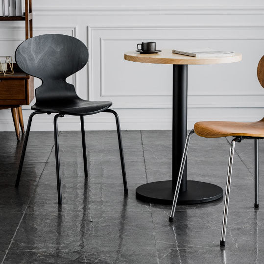 Contemporary Style Dining Chair Armless Side Chair with Metal Legs for Kitchen Clearhalo ' kitchen&dining_furn' 'Dining Chairs' 'Dining Tables & Seating' 'dining_chair' 'furn' 'furn_dining_chair' 'Furniture' 'furniture_dining_chair' 'Kitchen & Dining Furniture' 'kitchen' 4272570