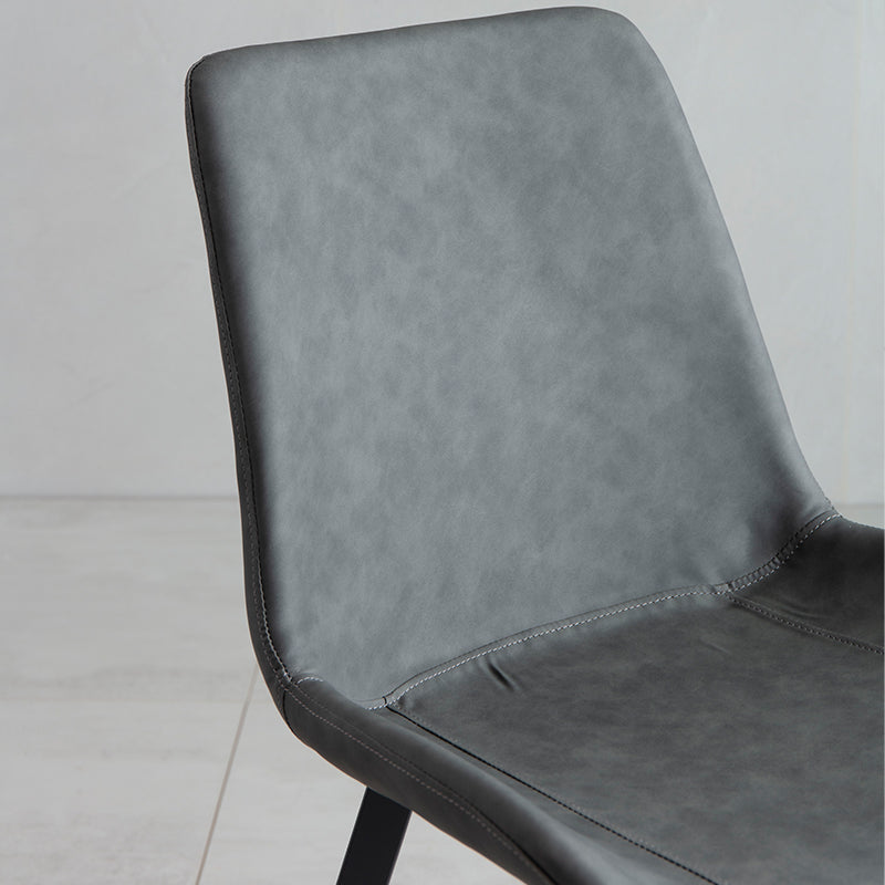 Contemporary Style Dining Chairs Armless Single Chair with Metal Legs Clearhalo ' kitchen&dining_furn' 'Dining Chairs' 'Dining Tables & Seating' 'dining_chair' 'furn' 'furn_dining_chair' 'Furniture' 'furniture_dining_chair' 'Kitchen & Dining Furniture' 'kitchen' 4272580