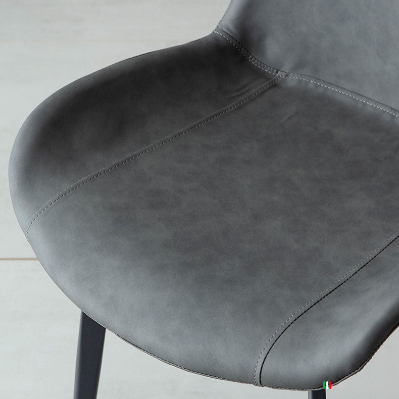 Contemporary Style Dining Chairs Armless Single Chair with Metal Legs Clearhalo ' kitchen&dining_furn' 'Dining Chairs' 'Dining Tables & Seating' 'dining_chair' 'furn' 'furn_dining_chair' 'Furniture' 'furniture_dining_chair' 'Kitchen & Dining Furniture' 'kitchen' 4272582