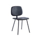 Contemporary Style Metal Dining Chair Matte Finish Dining Armless Side Chair for Kitchen Black 1 Piece Clearhalo ' kitchen&dining_furn' 'Dining Chairs' 'Dining Tables & Seating' 'dining_chair' 'furn' 'furn_dining_chair' 'Furniture' 'furniture_dining_chair' 'Kitchen & Dining Furniture' 'kitchen' 4272593