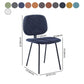 Contemporary Style Metal Dining Chair Matte Finish Dining Armless Side Chair for Kitchen Clearhalo ' kitchen&dining_furn' 'Dining Chairs' 'Dining Tables & Seating' 'dining_chair' 'furn' 'furn_dining_chair' 'Furniture' 'furniture_dining_chair' 'Kitchen & Dining Furniture' 'kitchen' 4272634