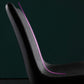 Modern Leather Brasserie Side Chair Solid Back Dining Chair with Black Legs Clearhalo ' kitchen&dining_furn' 'Dining Chairs' 'Dining Tables & Seating' 'dining_chair' 'furn' 'furn_dining_chair' 'Furniture' 'furniture_dining_chair' 'Kitchen & Dining Furniture' 'kitchen' 4272727