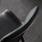 Modern Leather Brasserie Side Chair Solid Back Dining Chair with Black Legs Clearhalo ' kitchen&dining_furn' 'Dining Chairs' 'Dining Tables & Seating' 'dining_chair' 'furn' 'furn_dining_chair' 'Furniture' 'furniture_dining_chair' 'Kitchen & Dining Furniture' 'kitchen' 4272728