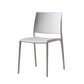 Contemporary Style Dining Chairs Plastic Armless Side Chair for Kitchen White 1 Piece Clearhalo ' kitchen&dining_furn' 'Dining Chairs' 'Dining Tables & Seating' 'dining_chair' 'furn' 'furn_dining_chair' 'Furniture' 'furniture_dining_chair' 'Kitchen & Dining Furniture' 'kitchen' 4273579