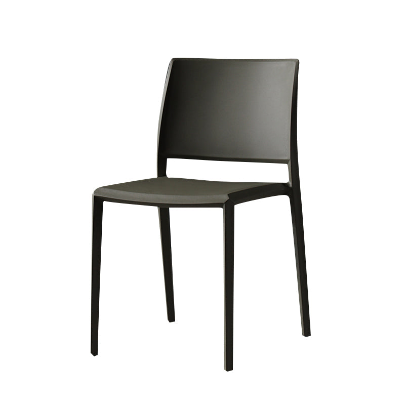 Contemporary Style Dining Chairs Plastic Armless Side Chair for Kitchen Olive Green 1 Piece Clearhalo ' kitchen&dining_furn' 'Dining Chairs' 'Dining Tables & Seating' 'dining_chair' 'furn' 'furn_dining_chair' 'Furniture' 'furniture_dining_chair' 'Kitchen & Dining Furniture' 'kitchen' 4273590