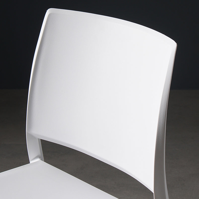 Contemporary Style Dining Chairs Plastic Armless Side Chair for Kitchen Clearhalo ' kitchen&dining_furn' 'Dining Chairs' 'Dining Tables & Seating' 'dining_chair' 'furn' 'furn_dining_chair' 'Furniture' 'furniture_dining_chair' 'Kitchen & Dining Furniture' 'kitchen' 4273591
