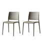 Contemporary Style Dining Chairs Plastic Armless Side Chair for Kitchen Light Gray 2 Piece Set Clearhalo ' kitchen&dining_furn' 'Dining Chairs' 'Dining Tables & Seating' 'dining_chair' 'furn' 'furn_dining_chair' 'Furniture' 'furniture_dining_chair' 'Kitchen & Dining Furniture' 'kitchen' 4273602