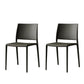 Contemporary Style Dining Chairs Plastic Armless Side Chair for Kitchen Olive Green 2 Piece Set Clearhalo ' kitchen&dining_furn' 'Dining Chairs' 'Dining Tables & Seating' 'dining_chair' 'furn' 'furn_dining_chair' 'Furniture' 'furniture_dining_chair' 'Kitchen & Dining Furniture' 'kitchen' 4273603